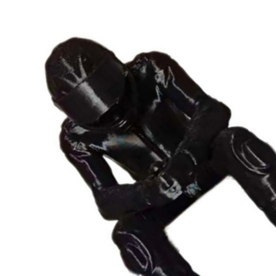 Home Office Decoration 3D Printed Motorcycle Rider Figurine, Thinking Statue Shelf Car Dashboard Accessory Sitter for Decoration, Enthusiasts