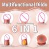 Großer Penis Stoßender Dildo Vibrator Sexspielzeug für Frauen Realistischer Schwanz Doppelte Penetration Anal Masturbation Erwachsene Sexmaschine
