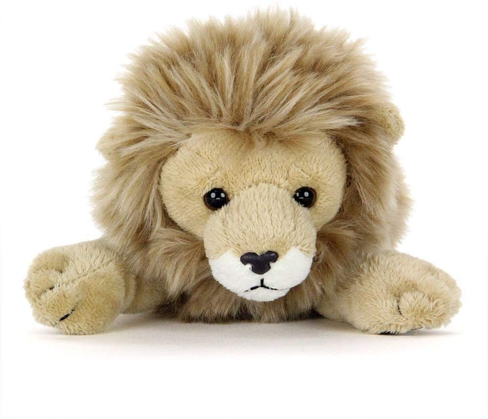 Carolata Lion Plush Toy Down Realistic Animal Toy Doll Gift Present Birthday First Christmas Gift (Male/Lying Series/Soft Touch/Fluffy) Toy/Christmas