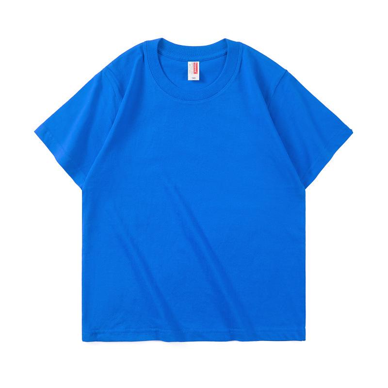 Boys' Pure Cotton School Style Short-Sleeve T-Shirt for Ages 10-14 - Summer 2025