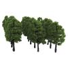 20pcs Model Trees Artificial Tree Train Railroad Scenery Architecture Tree 1:100
