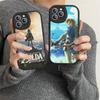 Hot Game The Legend Of Zeldas Leather Phone Case For IPhone 16 14 15 Pro Plus 13 12 11 Pro Max Silicone Cover