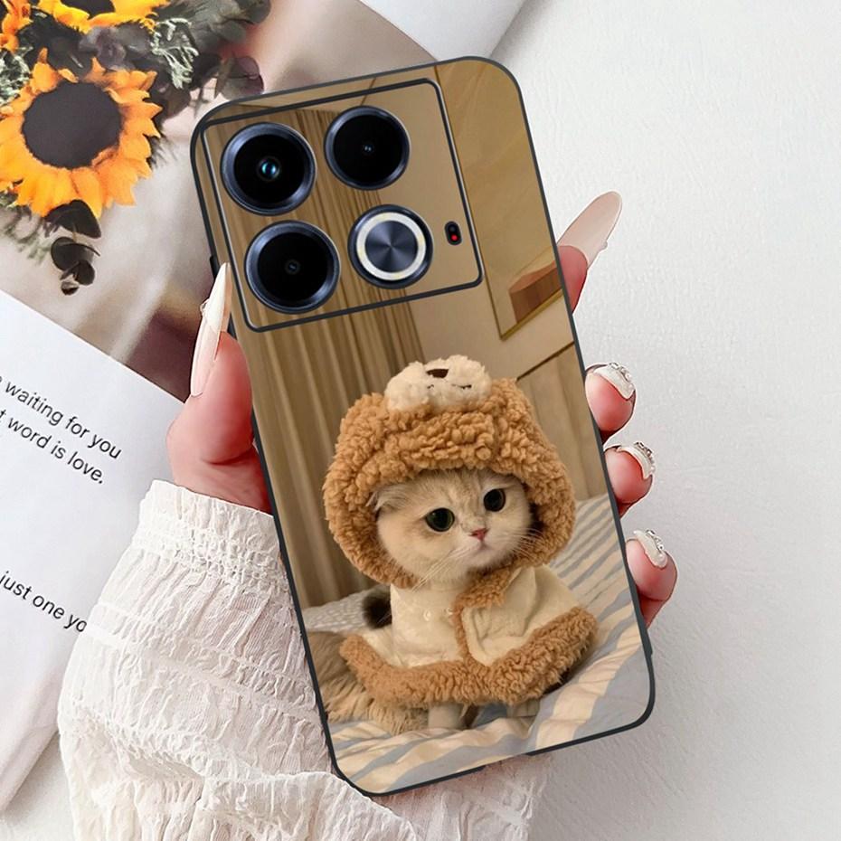 Cute Painting Phone Case For Infinix Note 40 40Pro Pro+ Soft Silicone TPU Back Cover For Infinix Note40 Pro Plus Cases Bumpers