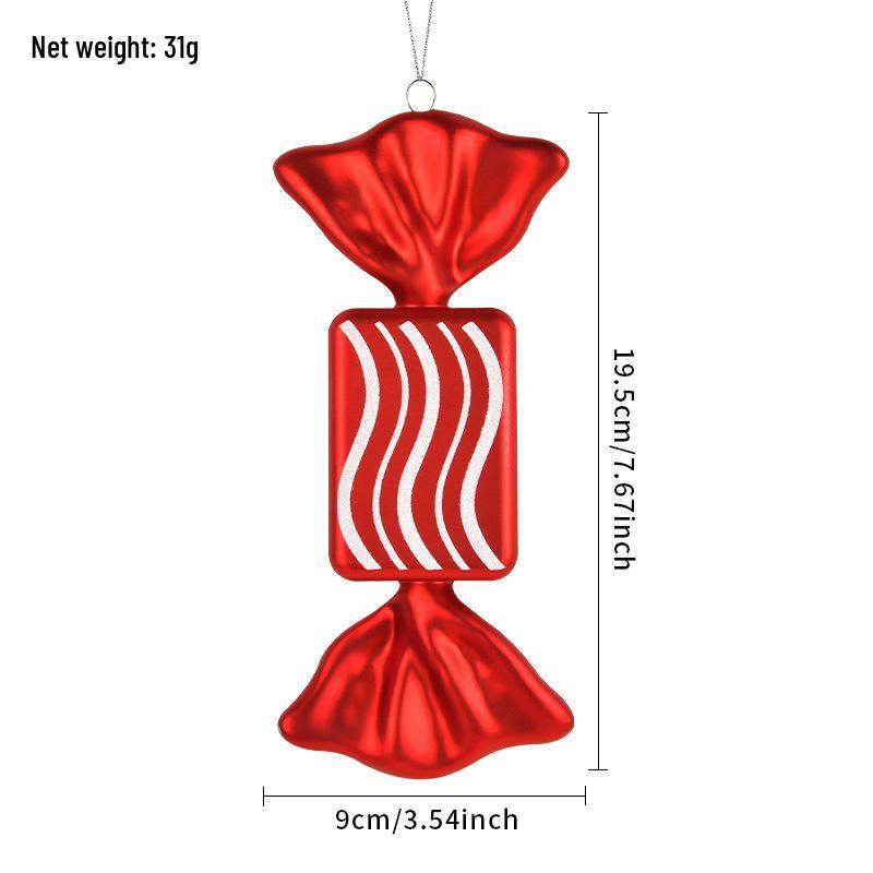 Electroplated Candy Pendants for Christmas Tree Decorations and Photography Props