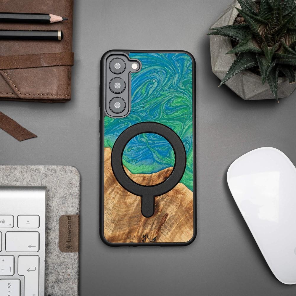 Bewood Unique case for Samsung Galaxy S23 Plus - Neons - Tokyo with MagSafe