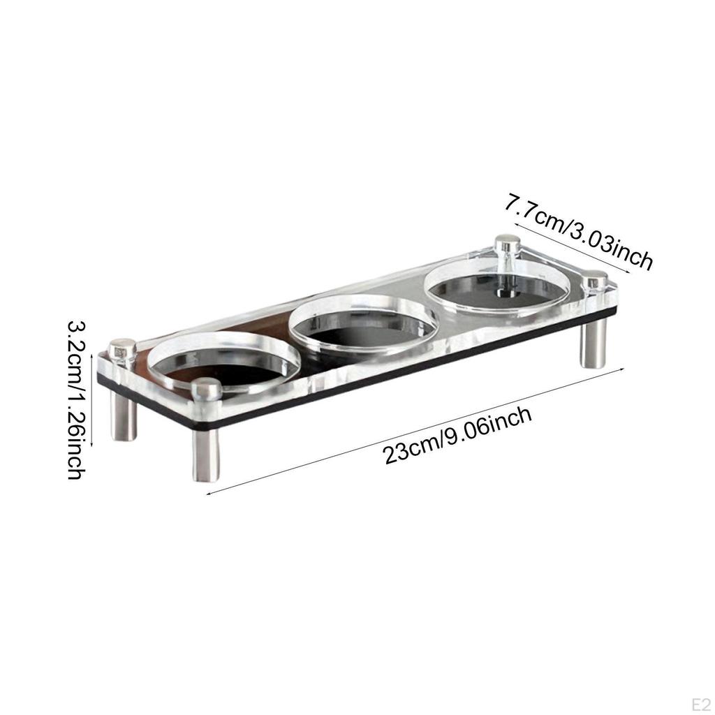 Espresso Tamper Station Coffee Holder Fits 51mm 53mm and 58mm Sturdy Acrylic Tools