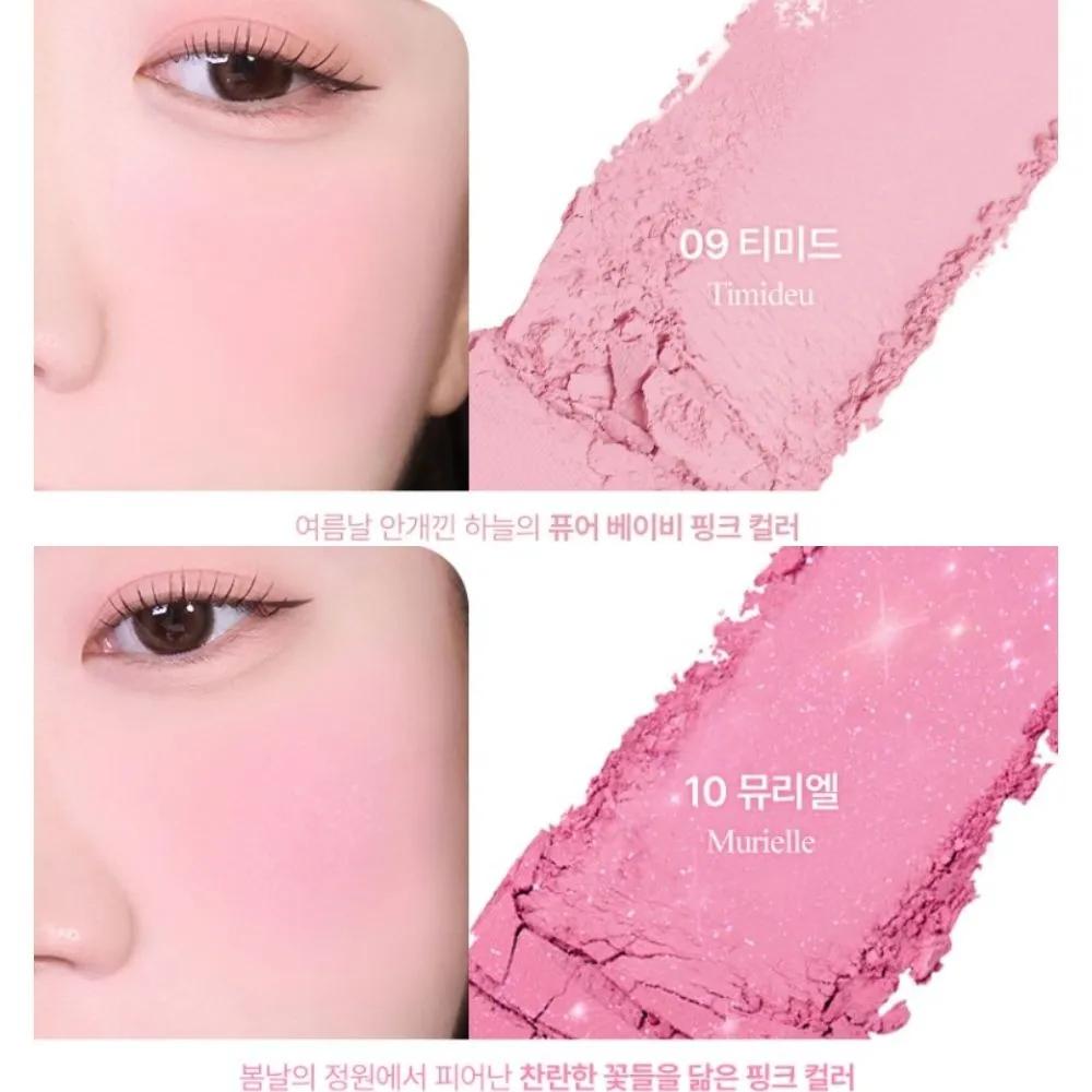 Forencos Pure Blusher 09 Timid + 10 Muriel + Puff
