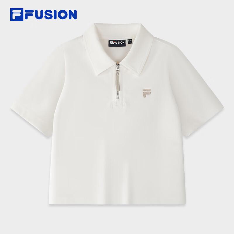 FILA FUSION Women s Slim-Fit Polo Knit Top M