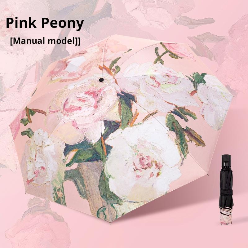 Compact Travel Mini Umbrella Uv Protection Capsule Umbrella 3/6 Fold Ultra Lightweight Sunshade Umbrellas Protable Manual