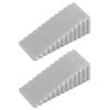 2Pcs Rubber Door Stop Safety Silicone Door Stop Door Stoppers Front Anti Collision Move Rubber Retainer Reusable