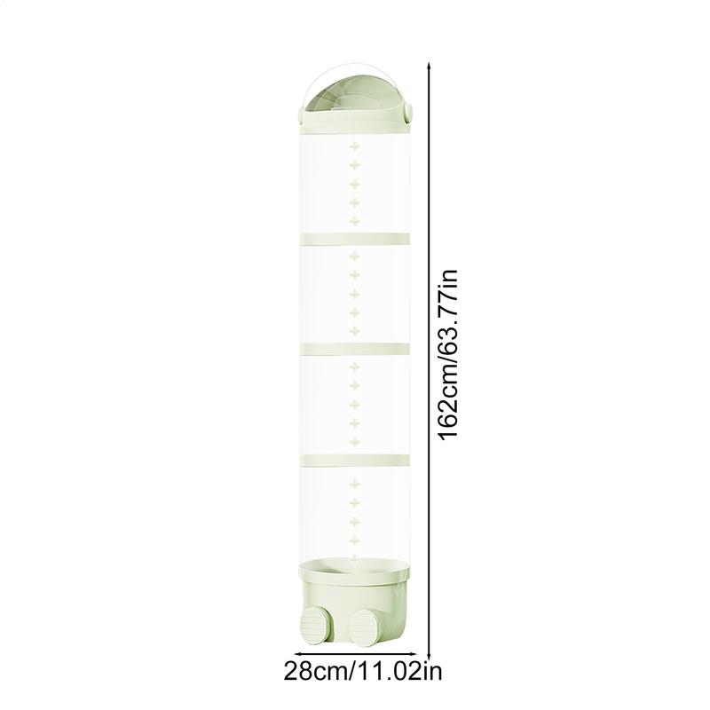 Transparent Plush Toy Storage Tube Large Capacity Doll Organizer Box Moisture-Proof Stuffed Animal Container for Kids Toy