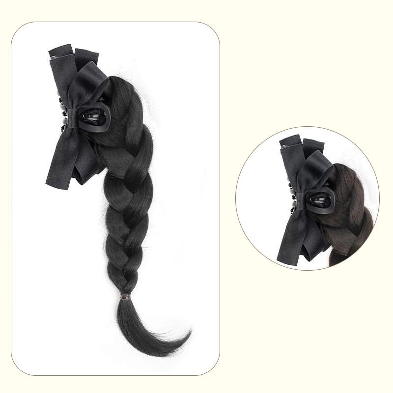 

Синтетический парик с когтями и зажимом для волос, пушистый, кудрявый, высокий конский хвост, увеличивающий объем волос, высокий конский хвост, который можно заплести, парик, коса