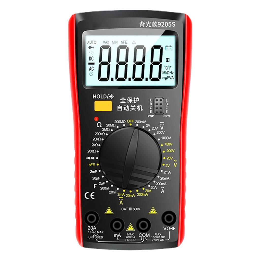 Advanced Auto Ranging Digital Multimeter With Backlit Screen Overload Protections Lightweight Stable For Electrical Diagnostics