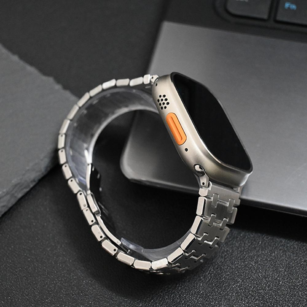 Stainless Steel Strap for Apple Watch Ultra3 49mm 46mm 44mm 45mm 41 40mm 38 42mm Metal Bracelet for Iwatch 11 10 9 8 7 6 5 SE3 4