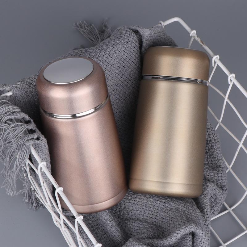 350ml Winter Style Stainless Steel Mini Vacuum Cup with Tea Infuser