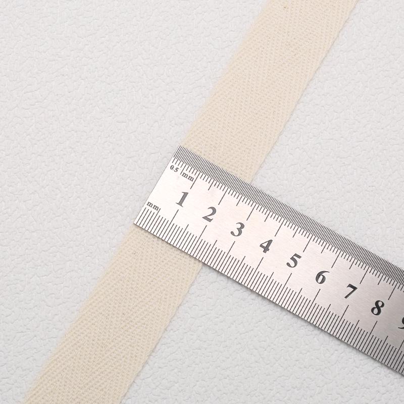 Herringbone Cotton Fabric Strip: Versatile Woven Tape for Binding & Edging