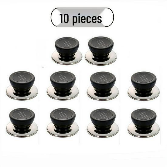 Universeller Verbrühschutz-Topfgriff für Wok oder Dampfgarer - Glas-Deckelknauf & Perlen-Zubehör