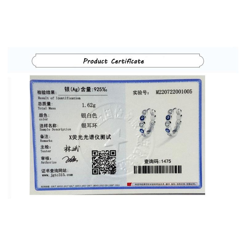 Creative Colorful Enamel Sterling Silver Earrings for Women's Time Eye Shape Earrings Party Jewelry Anniversary Gift S925 Silver Jewelry