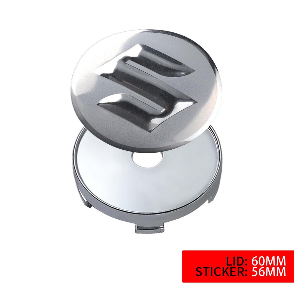 Cache-moyeu de roue de voiture Autocollant Badge Accessoires Auto Pour Suzuki Swift Sport Vitara Jimny SX4 Alto Splash Wagon Baleno