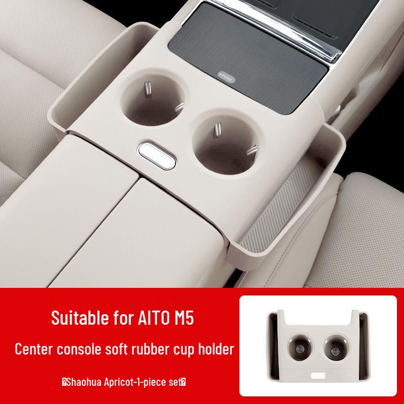 AITO M5 Ultra Silicone Cup Holder & Storage Box Sleeve for 25 Models