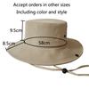 Mountaineering Hat Summer Sun Protection Large Eave Quick Drying Fishing Hat Outdoor Sports Fishing Hat UV Blocking Foldable