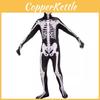 Halloweenský kostlivcový cosplay overal s digitálním potiskem pro dětské hraní rolí