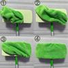 5Pcs Mop Cover Soft Coral Velvet Fabric Strong Water Absorption Quick Clean No Lint Electrostatic Adsorption Dust Hair Removal Mop Cloth