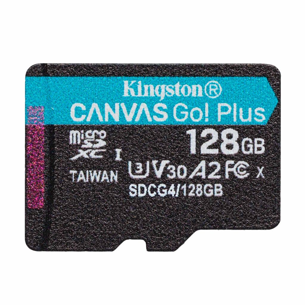 Kingston 64GB 170MB/s microSDXC 128GB,256GB Canvas Go! Plus Class 10 UHS-I U3 V30 A2 microSDXC Memory Card SDCG3/64GB/128GB/256GB