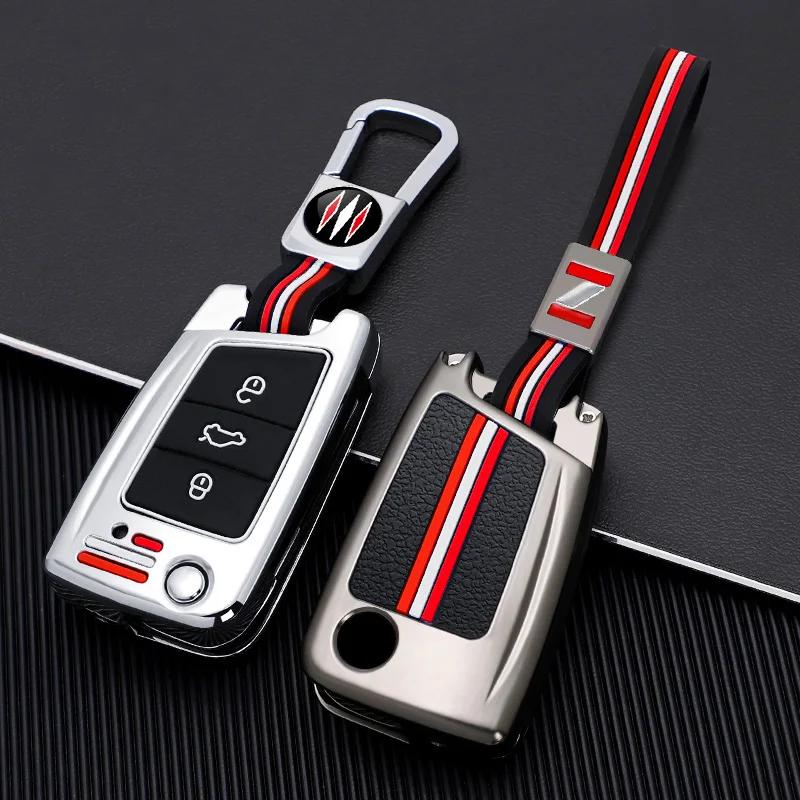 Car Key Cover For Volkswagen VW Polo Golf 7 MK7 Tiguan Passat For Skoda Octavia Kodiaq Karoq For Seat Ateca Leon