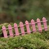 1/5 mini fence, wooden fence, miniature landscape decoration, potted plant decoration, miniature decoration