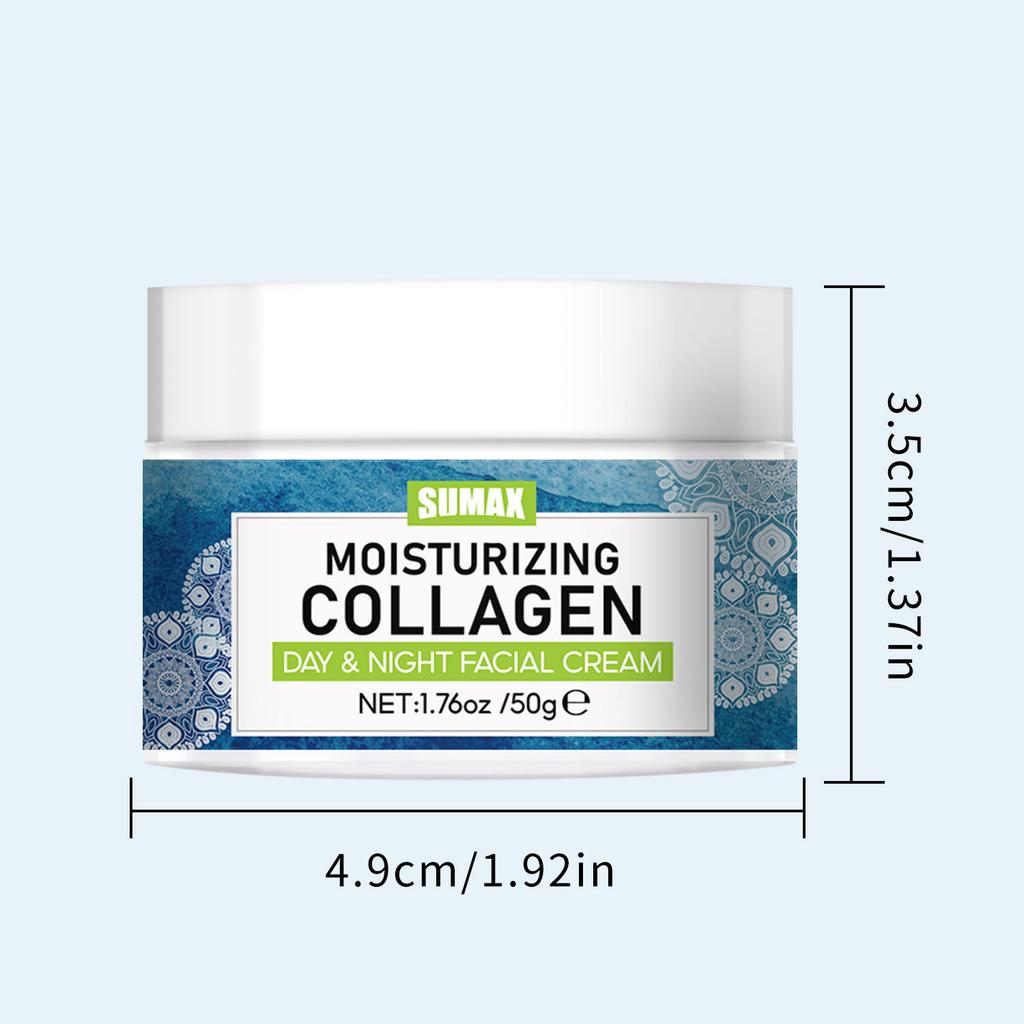 50g Collagen Replenishing Face Cream Mooth Delicate Radiant and Translucent Rapid Absorption of Skin Retinol Anti Aging Serum