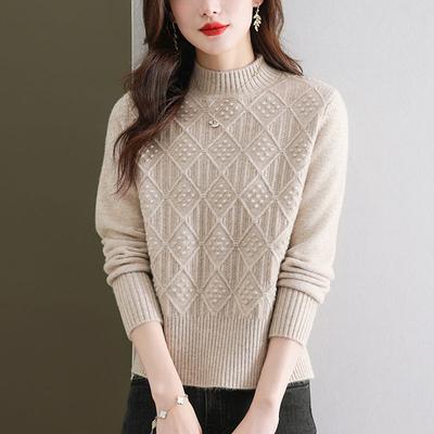 Spring Autumn Winter Knitwear Women Sweaters Fashion Casual Warm Knit Cable Jumper Female Turtleneck Sweater