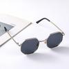 Fashion Boys Girls Octagon Metal Sunglasses Polygon Trend Children's Sun Glasses Kids Outdoor UV400 Eyewear