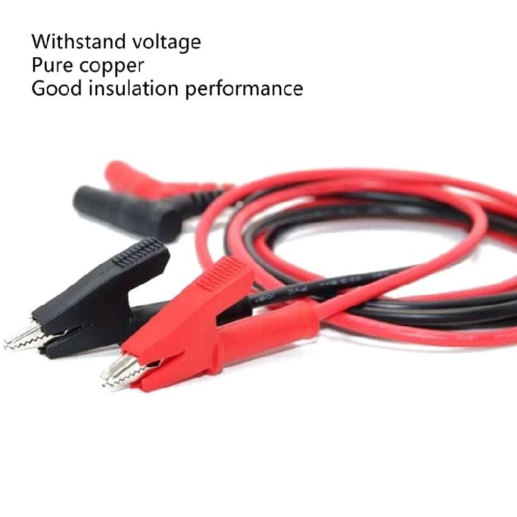 Flexible PVC Wire Banana Plug To Alligators Clip Test Lead for Researcher