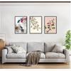 3 Size Canvas Ink Painting Flower Decoration Poster Without Frame for Home Living Room Wall Art Decor Background