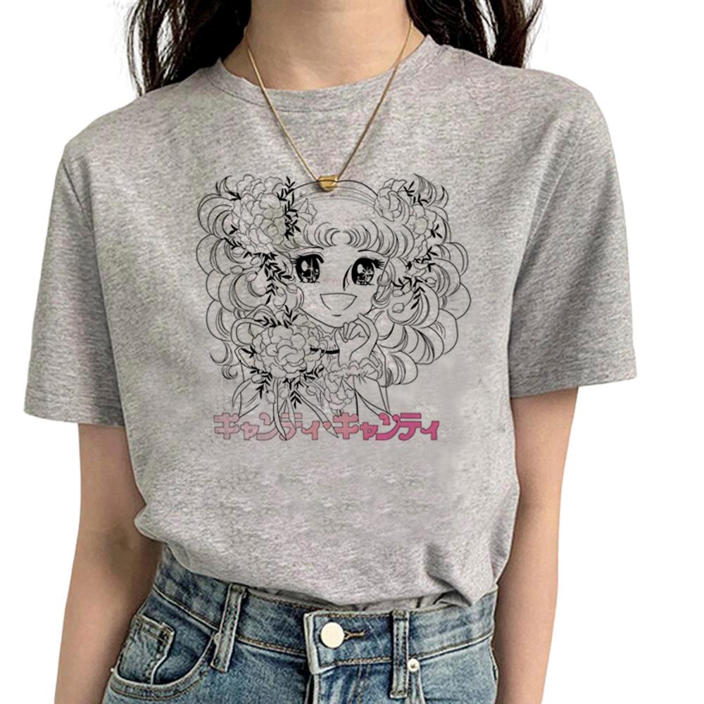 Candy Candy tshirts Women comic designer harajuku top girl comic funny designer clothes