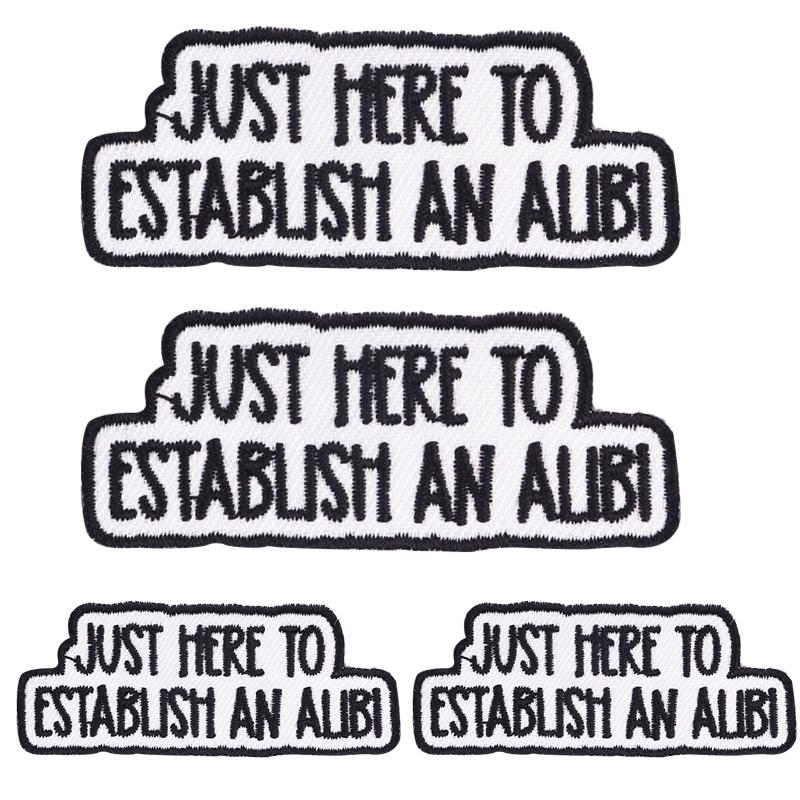 5pcs /Lots Letter Slogan Patch Letter Embroidered Patches Jackets Hats Sew Badges Patch Iron On Patches For Backpack Diy Stickers