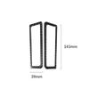Für Infiniti Q50 Q60 2013- 2PCS Real Carbon Fiber Vordere Säule Air Vent Outlet Abdeckung Trim Auto Innen liefert Auto