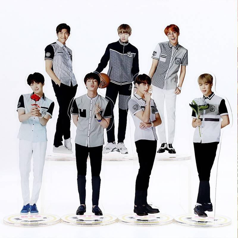 Versatile Double-sided Kpop Star Bts Bangtan Boys Acrylic Stand Figure For Any Space