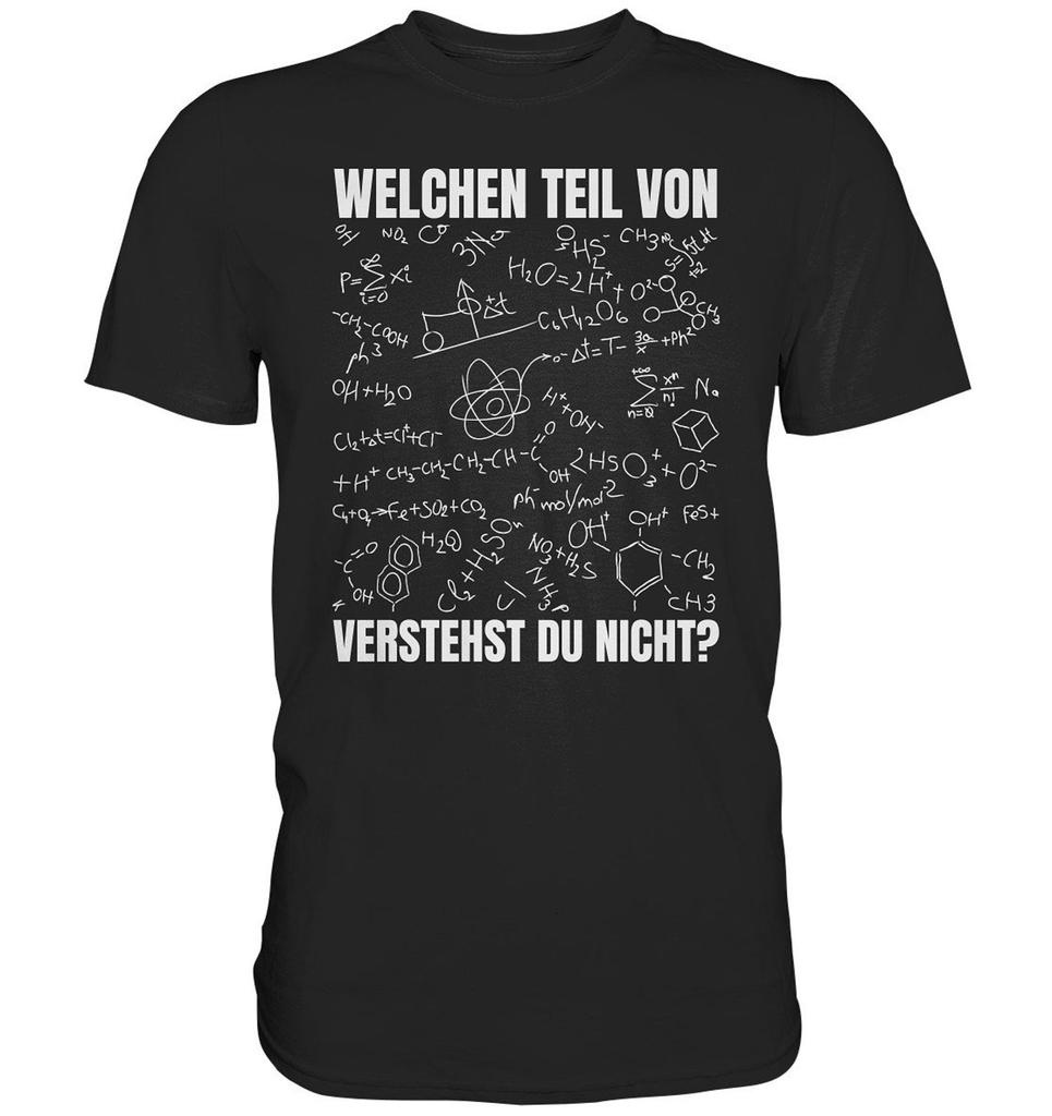 What Part Of Chemistry Don't You Understand Gifts Laboratory Technicians T-Shirt - Premium Shirt