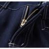 Spring/Summer 2025 Women's Vintage Denim Blue Wide-Leg Jeans: Nine-Point Slimming Petite Straight-Leg Pants