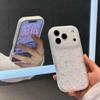 Cute Purple Floral Puppy Phone Case for iPhone 17 Pro Max Apple 14-16, Transparent 15