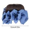 Synthetic Hair Bun Claw Clip With Hair Band Natural Wig Hair Clip Fluffy Brown Black Bun Head Wig Hair Accessories