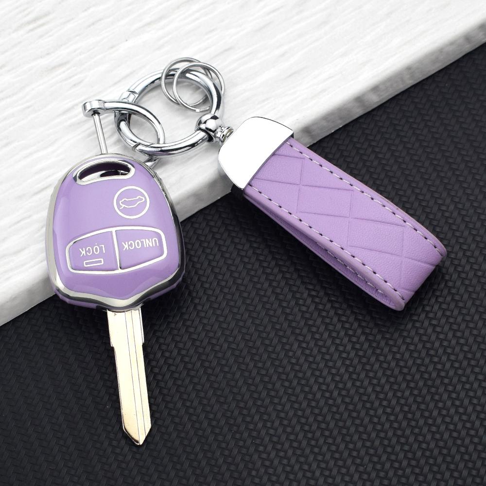 2/3 Buttons Car Key Case Cover for Mitsubishi ASX Mirage Montero Shogun L200 Colt Outlander Pajero Lancer EX Key Fob Accessory