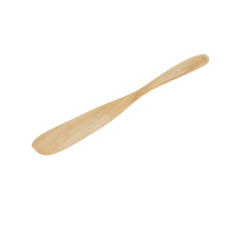 1Pc Wooden Butter Knife Cheese Spreader Handcraft Natural Materials Kitchen Tool
