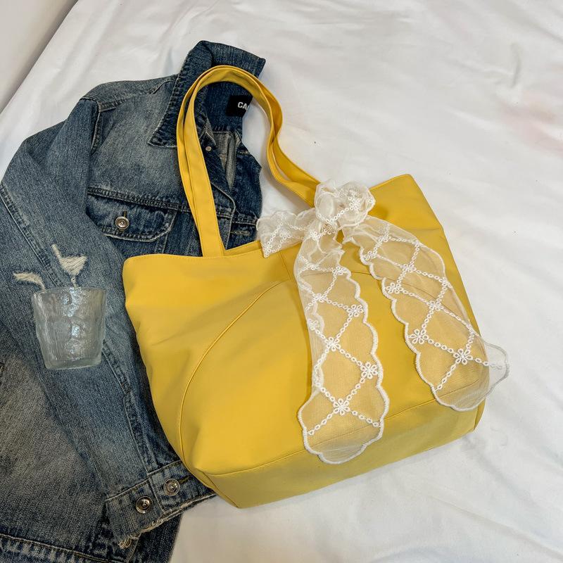 Japanese and Korean Version of Foreign Style Big Bag Niche Design Lazy Style New Casual Fashion Women's Simple Spring Tote Bag