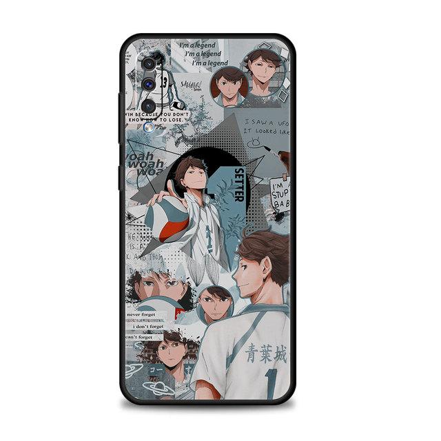 Vollschale Haikyuu Hinata Attacks Anime Hülle für Samsung Galaxy A30 A20e A20s M30s A70 A40 M31 A50 A10 A10s A10e M12 M33 M53
