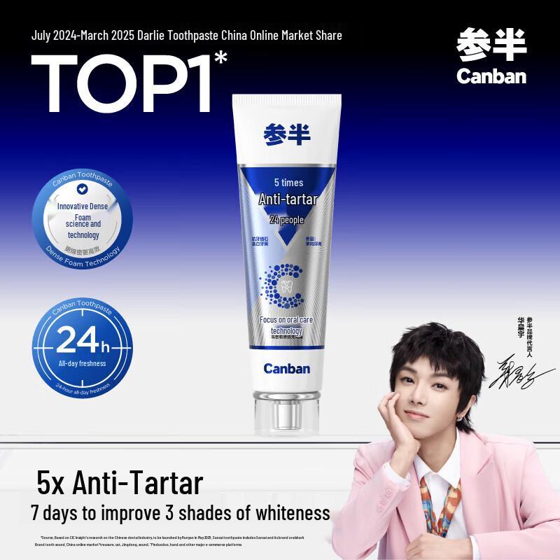Canban Anti-Calculus Whitening Toothpaste