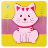 Wooden Baby 3d Puzzles For Kids Child Montessori Toys Dinosaur Animal Wooden Puzzle Game Educational Toys For Children P407