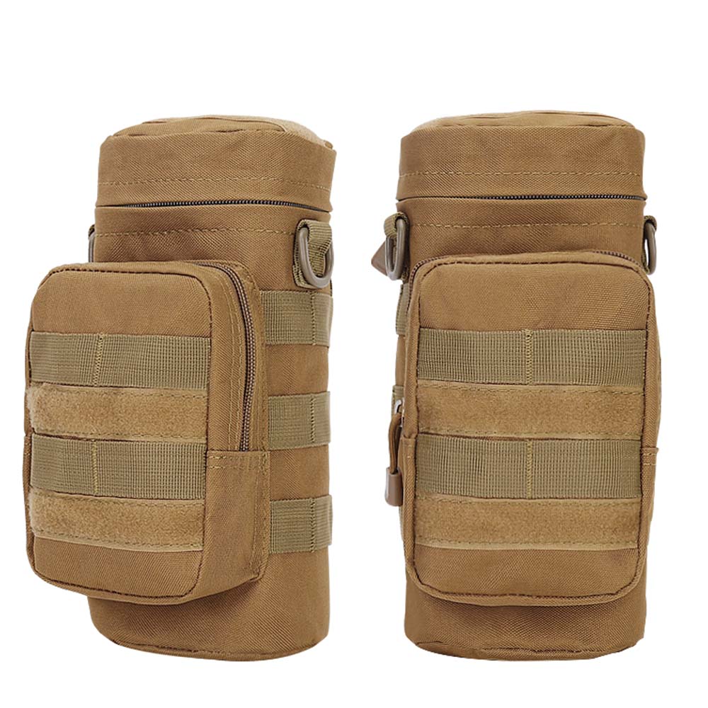 Tactical Molle Water Bottle Bag Pouch Holder Outdoor Travel Camping Hiking Cycling Fishing Hunting Water Bottle Kettle Carrier